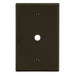 Bryant Wall Plate 1-Gang .406 Inch Opening Box Mount Brown (P11)