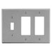 Bryant Wall Plate 3-Gang 1 Toggle/2 Decorator Gray (P1262GY)