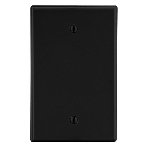 Bryant Wall Plate 1-Gang Box Mount Blank Black (P13BK)