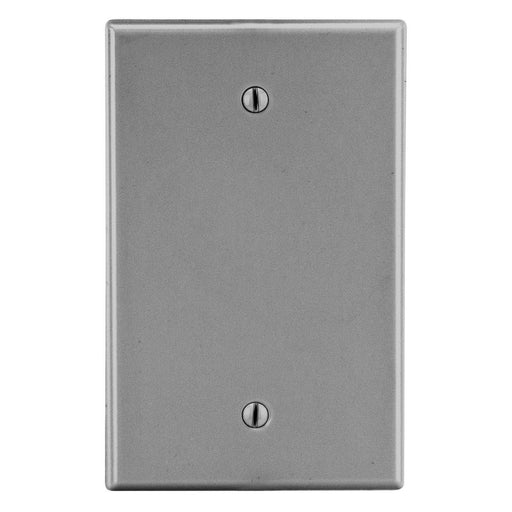 Bryant Wall Plate 1-Gang Box Mount Blank Gray (P13GY)