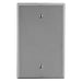 Bryant Wall Plate Mid-Size 1-Gang Box Mount Blank Gray (PJ13GY)