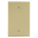 Bryant Wall Plate Mid-Size 1-Gang Box Mount Blank Ivory (PJ13I)