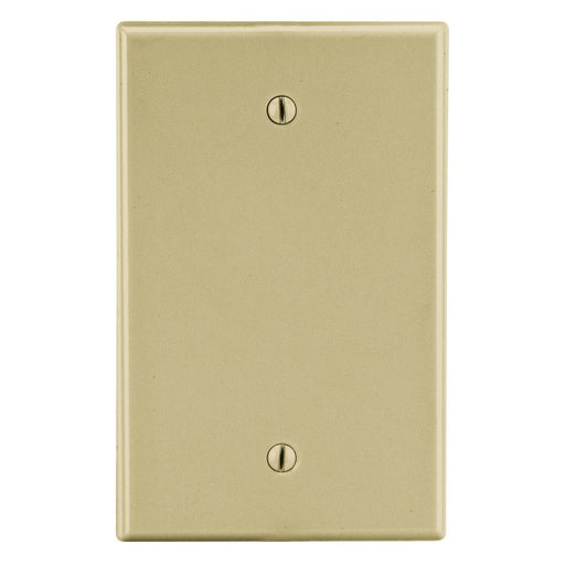 Bryant Wall Plate 1-Gang Box Mount Blank Ivory (P13I)