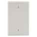 Bryant Wall Plate 1-Gang Box Mount Blank Light Almond (P13LA)