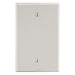 Bryant Wall Plate Mid-Size 1-Gang Box Mount Blank Light Almond (PJ13LA)