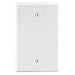 Bryant Wall Plate Mid-Size 1-Gang Box Mount Blank White (PJ13W)