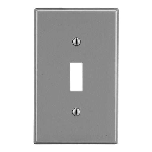 Bryant Wall Plate Mid-Size 1-Gang Toggle Gray (PJ1GY)