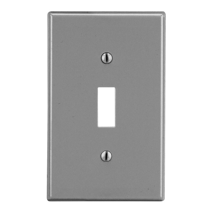 Bryant Wall Plate Mid-Size 1-Gang Toggle Gray (PJ1GY)