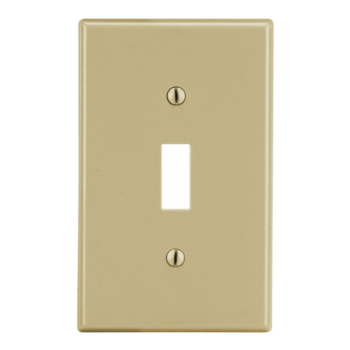 Bryant Wall Plate 1-Gang Toggle Ivory (P1I)