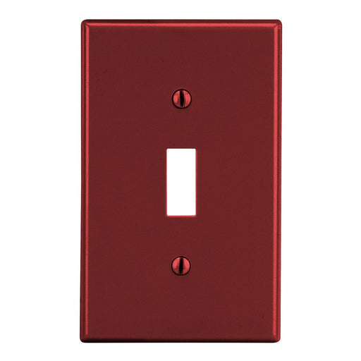 Bryant Wall Plate 1-Gang Toggle Red (P1R)