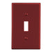 Bryant Wall Plate 1-Gang Toggle Red (P1R)