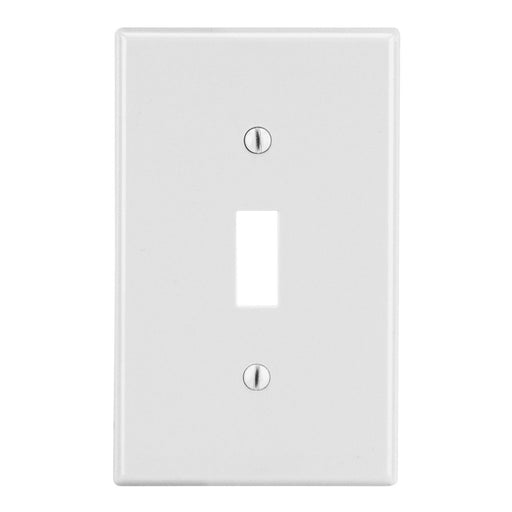 Bryant Wall Plate 1-Gang Toggle White (P1W)