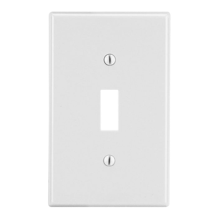 Bryant Wall Plate 1-Gang Toggle White (P1W)