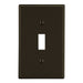 Bryant Wall Plate Mid-Size 1-Gang Toggle Brown (PJ1)