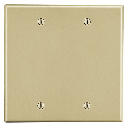 Bryant Wall Plate Mid-Size 2-Gang 2 Box Mount Blank Ivory (PJ23I)