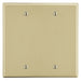 Bryant Wall Plate 2-Gang 2 Box Mount Blank Ivory (P23I)