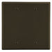 Bryant Wall Plate 2-Gang 2 Box Mount Blank Brown (P23)