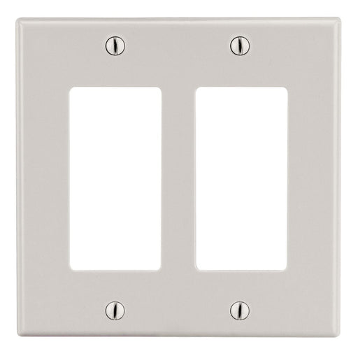 Bryant Wall Plate 2-Gang 2 Decorator Light Almond (P262LA)