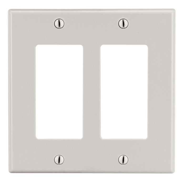 Bryant Wall Plate 2-Gang 2 Decorator Light Almond (P262LA)