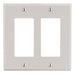 Bryant Wall Plate 2-Gang 2 Decorator Light Almond (P262LA)