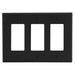 Bryant Wall Plate 3-Gang 3 Decorator Black (P263BK)