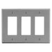 Bryant Wall Plate 3-Gang 3 Decorator Gray (P263GY)