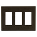 Bryant Wall Plate 3-Gang 3 Decorator Brown (P263)