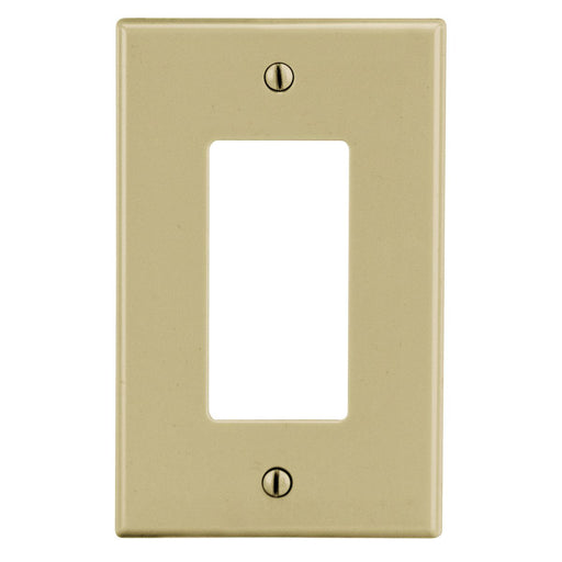 Bryant Wall Plate Mid-Size 1-Gang 1 Decorator Ivory (PJ26I)