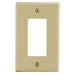 Bryant Wall Plate Mid-Size 1-Gang 1 Decorator Ivory (PJ26I)