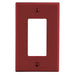 Bryant Wall Plate Mid-Size 1-Gang 1 Decorator Red (PJ26R)