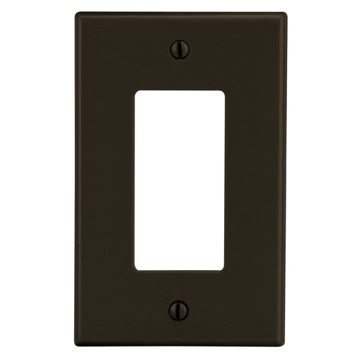 Bryant Wall Plate 1-Gang Decorator Brown (P26)