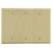 Bryant Wall Plate 3-Gang 3 Box Mount Blank Ivory (P33I)