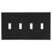 Bryant Wall Plate Mid-Size 4-Gang 4 Toggle Black (PJ4BK)