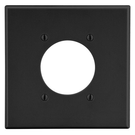 Bryant Wall Plate Mid-Size 2-Gang 2.15 Inch Opening Black (PJ703BK)