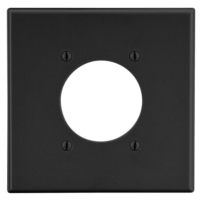 Bryant Wall Plate 2-Gang 2 2.15 Inch Opening Black (P703BK)