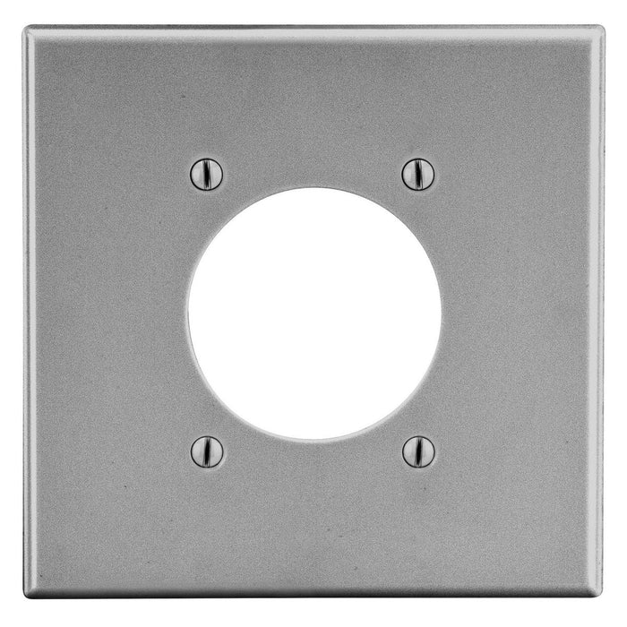 Bryant Wall Plate 2-Gang 2 2.15 Inch Opening Gray (P703GY)