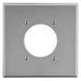 Bryant Wall Plate 2-Gang 2 2.15 Inch Opening Gray (P703GY)