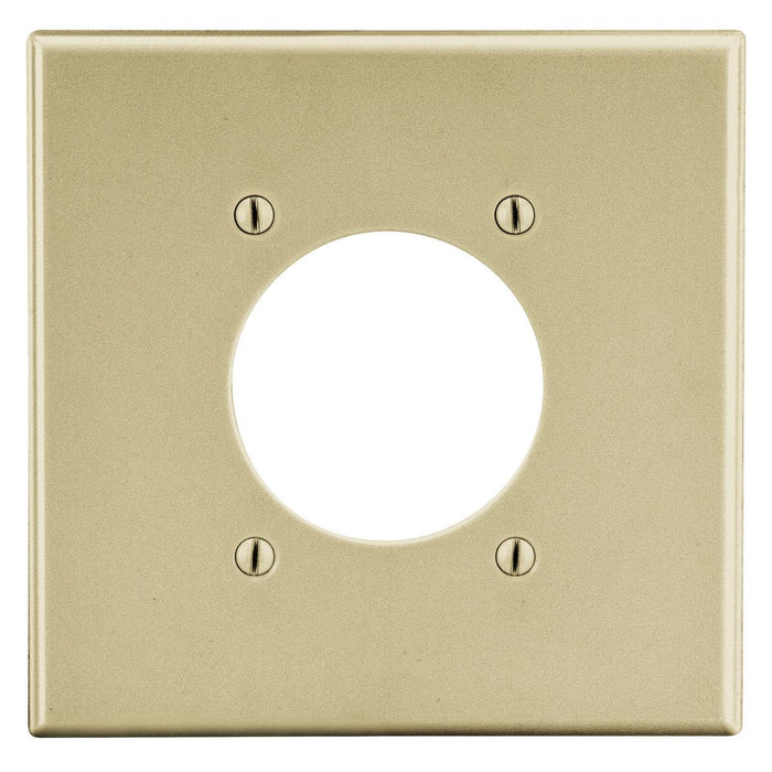 Bryant Wall Plate Mid-Size 2-Gang 2.15 Inch Opening Ivory (PJ703I)