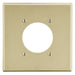 Bryant Wall Plate Mid-Size 2-Gang 2.15 Inch Opening Ivory (PJ703I)