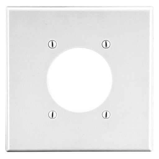 Bryant Wall Plate Mid-Size 2-Gang 2.15 Inch Opening White (PJ703W)