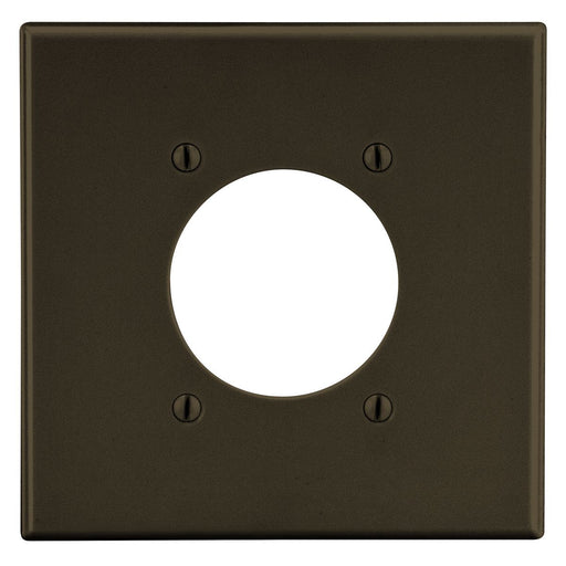 Bryant Wall Plate 2-Gang 2 2.15 Inch Opening Brown (P703)