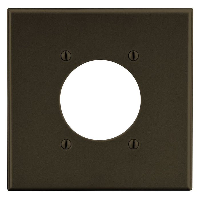 Bryant Wall Plate 2-Gang 2 2.15 Inch Opening Brown (P703)