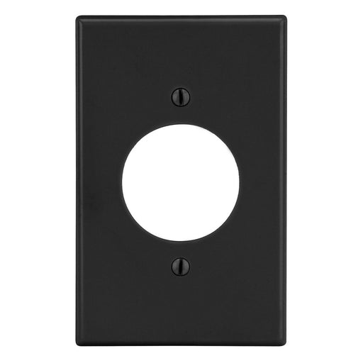 Bryant Wall Plate 1-Gang 1.60 Inch Opening Black (P720BK)