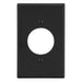 Bryant Wall Plate 1-Gang 1.60 Inch Opening Black (P720BK)