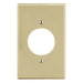 Bryant Wall Plate 1-Gang 1.60 Inch Opening Ivory (P720I)
