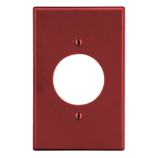 Bryant Wall Plate 1-Gang 1.60 Inch Opening Red (P720R)