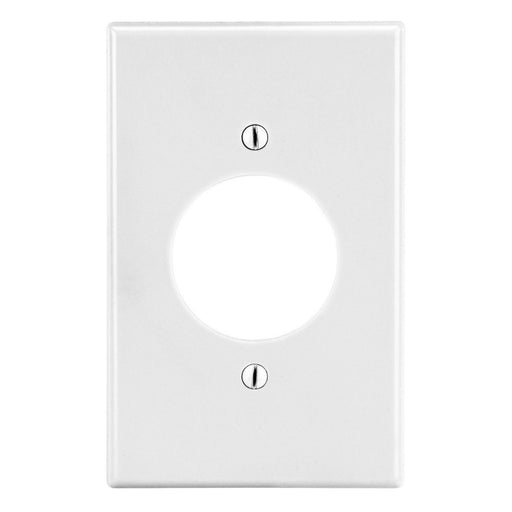 Bryant Wall Plate 1-Gang 1.60 Inch Opening White (P720W)