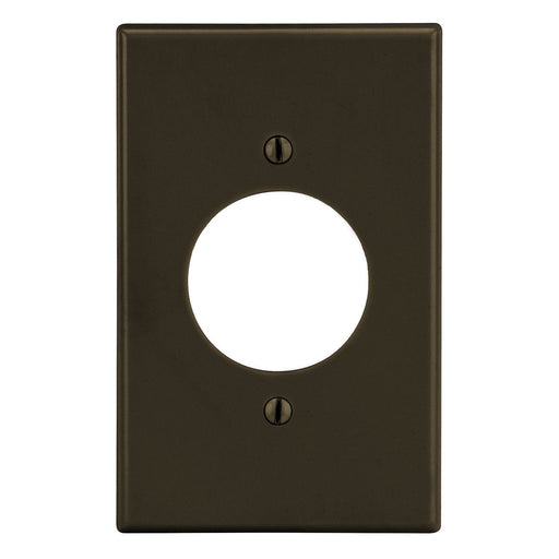 Bryant Wall Plate 1-Gang 1.60 Inch Opening Brown (P720)