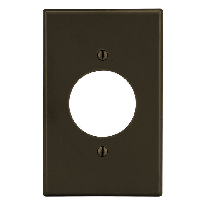 Bryant Wall Plate 1-Gang 1.60 Inch Opening Brown (P720)