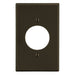 Bryant Wall Plate 1-Gang 1.60 Inch Opening Brown (P720)